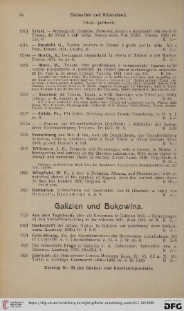 Galizien und Bukowina (Nr. 1522 - 1553)