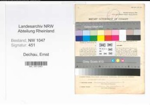 Entnazifizierung Ernst Dechau , geb. 19.09.1893 (Finanzbeamter)