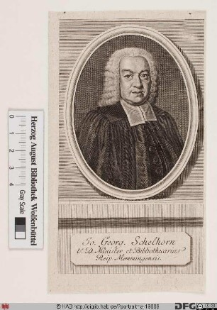Bildnis Johann Georg Schelhorn d. Ä.