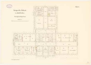 Landgericht, Saarbrücken: Grundriss EG 1:100