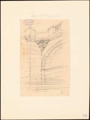 Lange Brücke, Berlin Uferanschluss: Ansicht