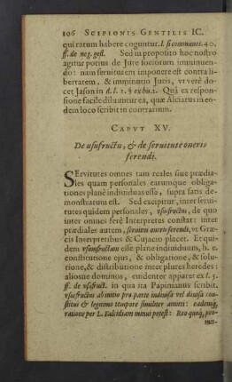 Caput XV. - XXI. & Ultimum.