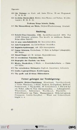 Nachtrag (Nr. 813-824)