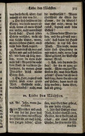 10. Liebe des Nächsten.