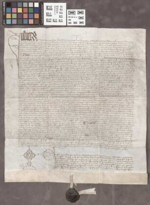 Mainz (Stadt): Instrumentum Appelationis in causa Monast. montis St. Jacobi extra muros Mogunt. adversus Jacobum Wertheym de et super quadraginta ...