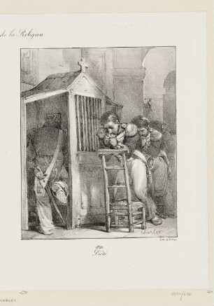 1820, Piété, Blatt 2 der Folge "Triumph der Religion"