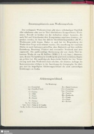 Benutzungshinweis zum Werkverzeichnis