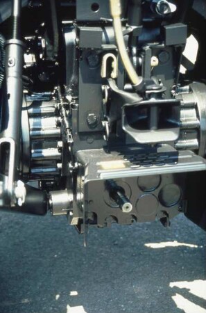 Fotografie: Traktor, Antriebs- und Anbausystem, Zugmaul, Zapfwelle