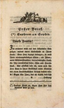 Heilmanns Geburts-Tag : nebst andern Erzählungen in Briefen