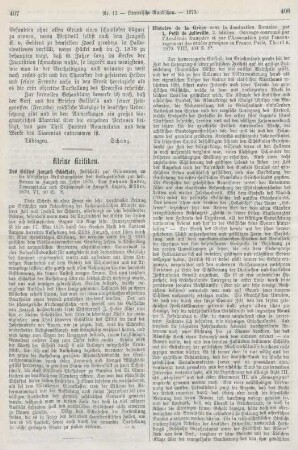 407-412 Kleine Kritiken