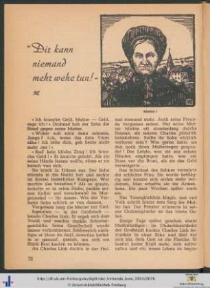 Dir kann niemand mehr wehe tun!