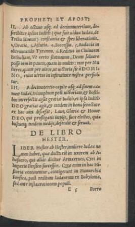 De Libro Hester.