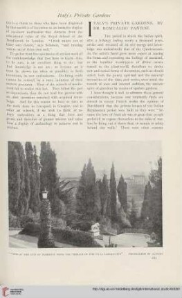 16.1902 =Nr. 63: Italy's private gardens