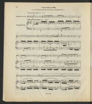 Präludium No. VIII.