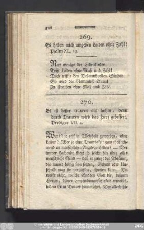269. Es haben mich umgeben Leiden ohne Zahl! Psalm XL. 13.