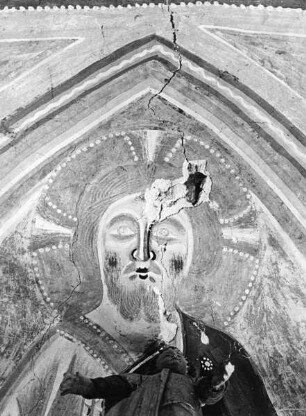 Majestas Domini, flankiert von den Evangelistensymbolen