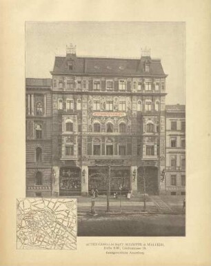 Actien-Gesellschaft Schäfer & Walcker, Berlin S.W., Lindenstrasse 18