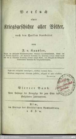 4,2: Vom Anfange der Kreuzzüge bis zum Ende des 15. Jahrhunderts : Abt. 2