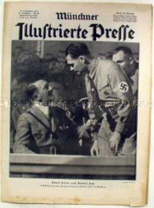 Wochenzeitschrift "Münchner Illustrierte Presse" u.a. zum Reichsparteitag der NSDAP in Nürnberg