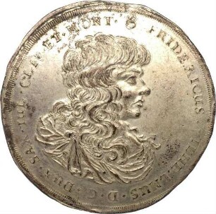 Taler - auf Tod von Herzog Friedrich Wilhelm III.