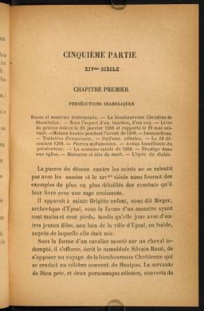 Cinquième Partie