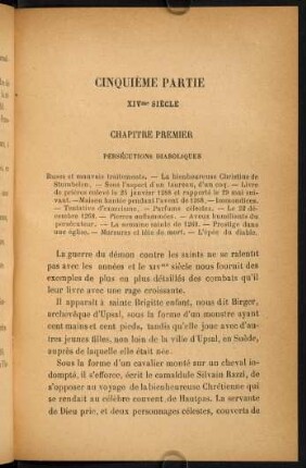 Cinquième Partie
