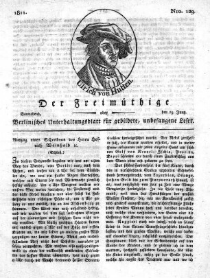 Nro. 129, Sonnabend, den 29. Juny 1811