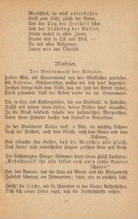 Maifeier.