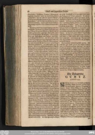 Die Belagerung Guntz. Anno 1532.