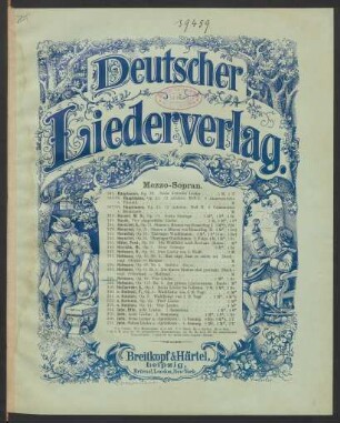 Vier Lieder für eine Singstimme mit Begleitung des Pianoforte : Op. 91