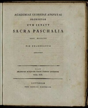 17: Anecdotorum ad historiam Concilii Tridentini pertinentium. Fascic. XVII