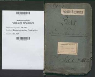 Conduitenlisten der Forstbeamten. (Forstinspektoren und Oberförster). Bd. 1