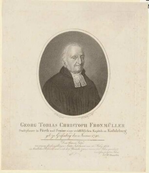 Georg Tobias Christoph Fronmüller; geb. 01.01.1748 in Gräfenberg