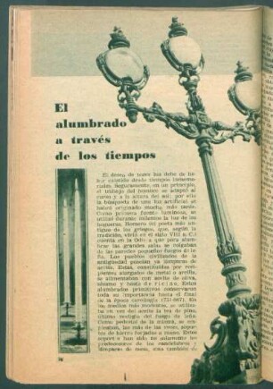 El alumbrado a través de los tiempos