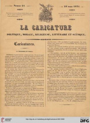 Numéro 21 (24 Mars 1831)