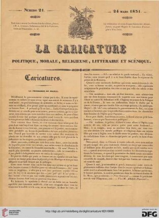 Numéro 21 (24 Mars 1831)