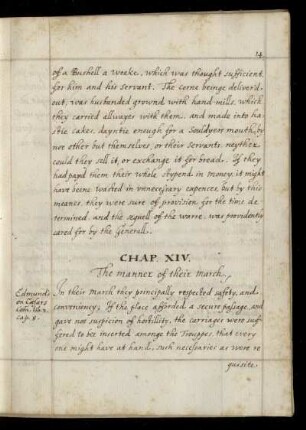 Chap. XIV. The manner of their march