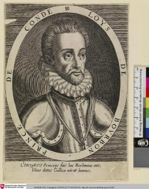 LOYS DE BOVRBON PRINCE DE CONDE ...; [Louis de Bourbon de Soissons]