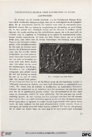 2.Ser. 12.1919: Nederlansch Museum voor geschiedenis en kunst : Aanwinsten