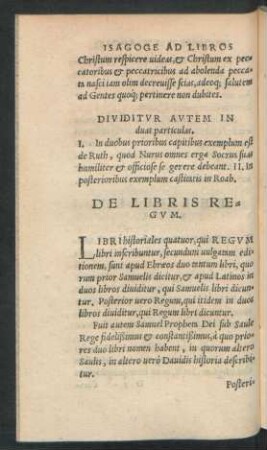 De Libris Regum.