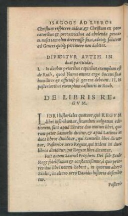 De Libris Regum.