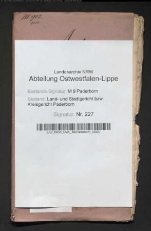 Vorsänger Moses Geibach (Gaibach) zu Paderborn