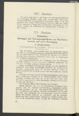 XV. Abschnitt
