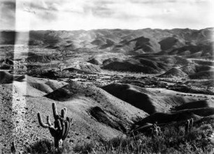 Talblick : Blick von Südwesten in das Tal von Vitiche