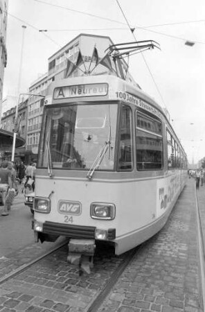 100jähriges Jubiläum der Karlsruher Straßenbahn