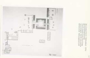 Einkaufszentrum, Hamburg-Langenhorn (Diplomarbeit bei Bernhard Hermkes): Grundriss Lieferebene, Untergeschoss 1:200