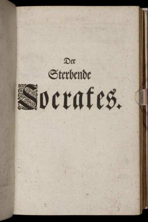 Der Sterbende Socrates