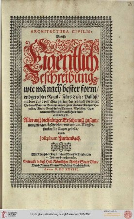 Architectura civilis (Text)