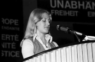 Freiburg: Stadthalle; Europatage Paneuropa-Union, Ansprache