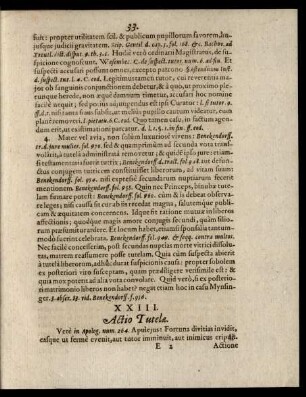 XXIII. Actio Tutelae.